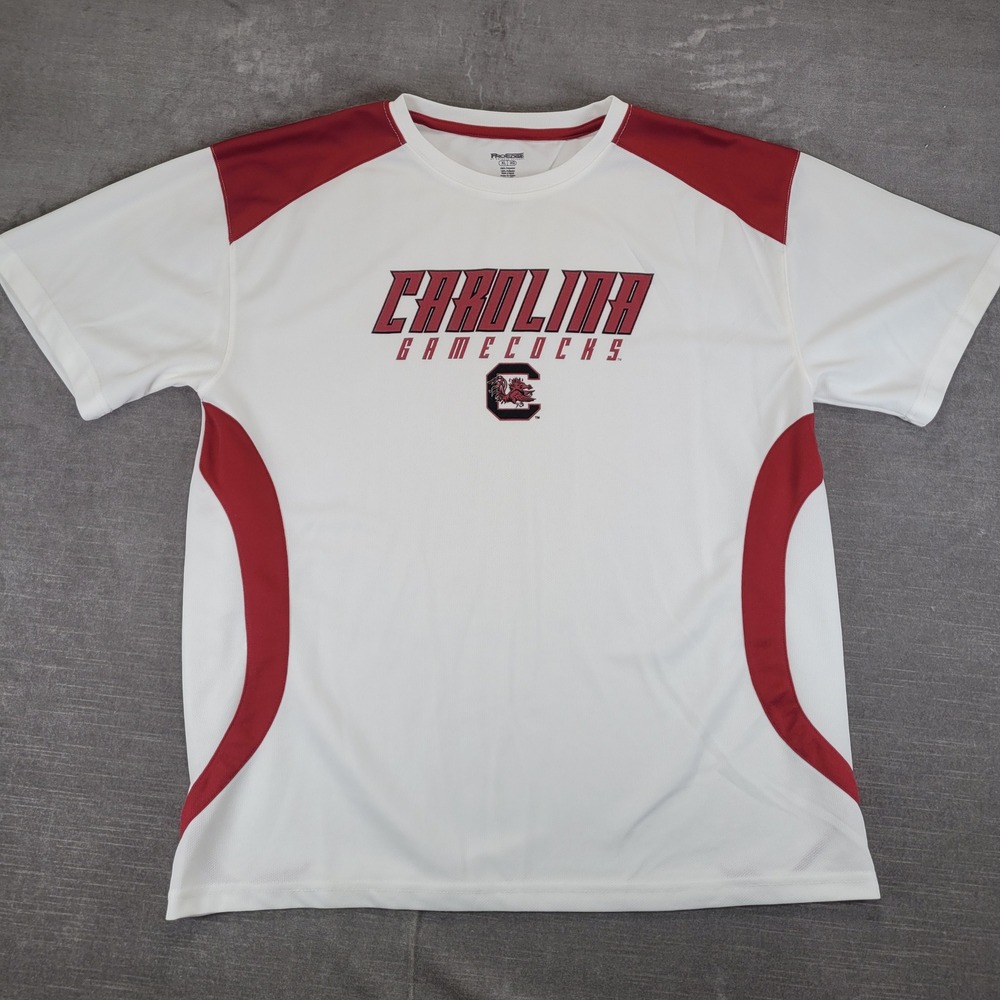 ProEdge South Carolina Gamecocks Mens XL White Performance T-Shirt NCAA USC